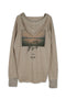 ECO FABRIC HOODIE -BROWN-